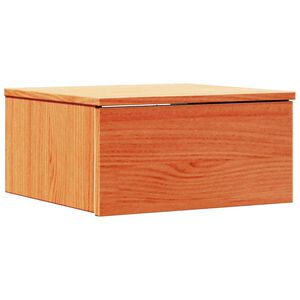 vidaXL Öökapp sahtliga Vahapruun 37 x 35 x 18,5 cm Männipuit