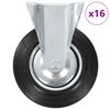 vidaXL fikseeritud rattad, 16 tk, 200 mm