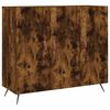 vidaXL puhvetkapp, suitsutatud tamm, 90 x 34 x 80 cm, tehispuit