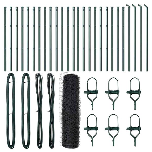 vidaXL Aiapost Hall 50 x 0,5 m (36 mm mesh) Terased ja PVC