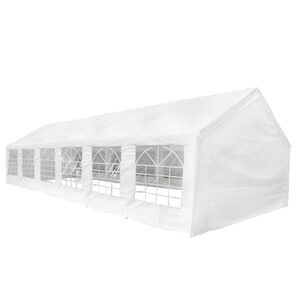 vidaXL valge peotelk 12 x 6 m