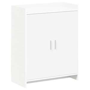 vidaXL Kinga kapp ladustamisega Valge 73,5 x 36 x 92 cm Tehispuit