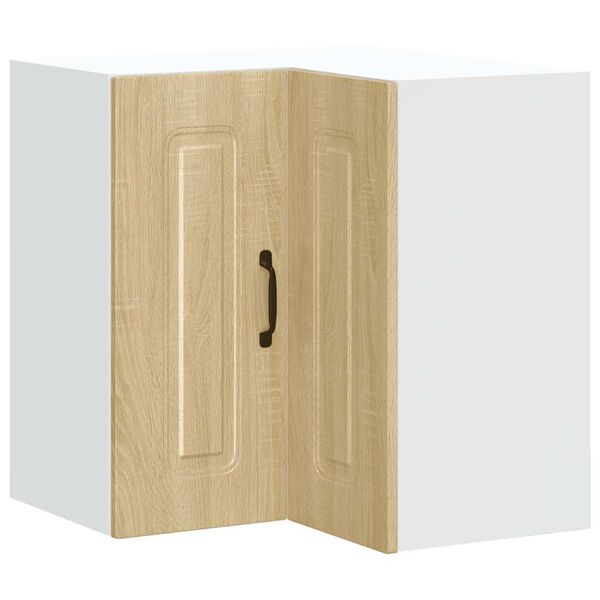 vidaXL K&ouml;&ouml;giseina nurgakapp, Kalmar, Sonoma tamm, tehispuit