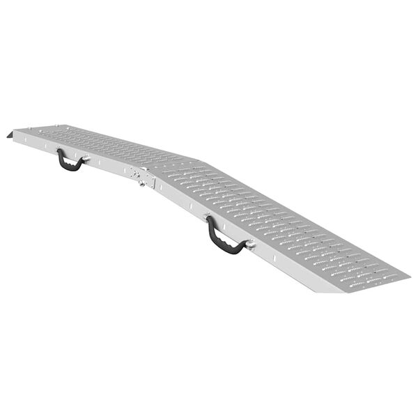 vidaXL Laadimis Ramp H&otilde;bedane 186 x 23 x 4,5 cm Tsinkteras