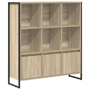 vidaXL Raamaturiiul 2 pcs Sonoma 99,5 x 30 x 108 cm Tehispuit