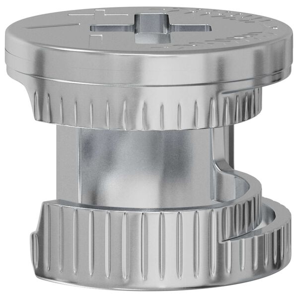 vidaXL Kamlock mutrid 12 pcs H&otilde;bedane 12 x 10 mm Metall