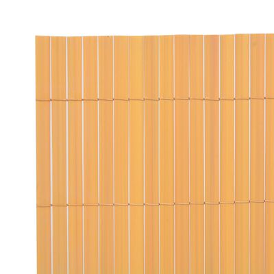 vidaXL kahepoolne piirdeaed, PVC 90 x 300 cm, kollane