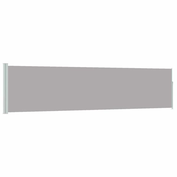 vidaXL lahtit&otilde;mmatav terrassi k&uuml;lgsein, 120 x 500 cm, hall