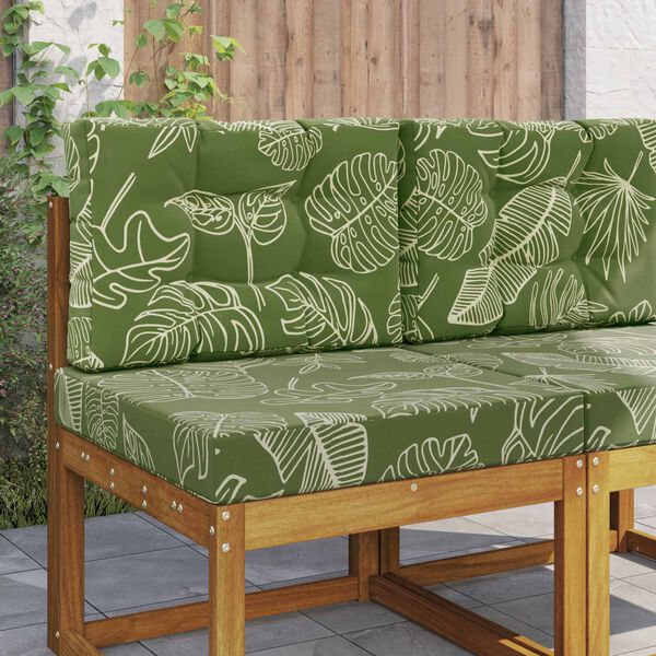 vidaXL V&auml;lim&ouml;&ouml;blitugi patja 2 pcs Lehe Kujundus Pol&uuml;ester