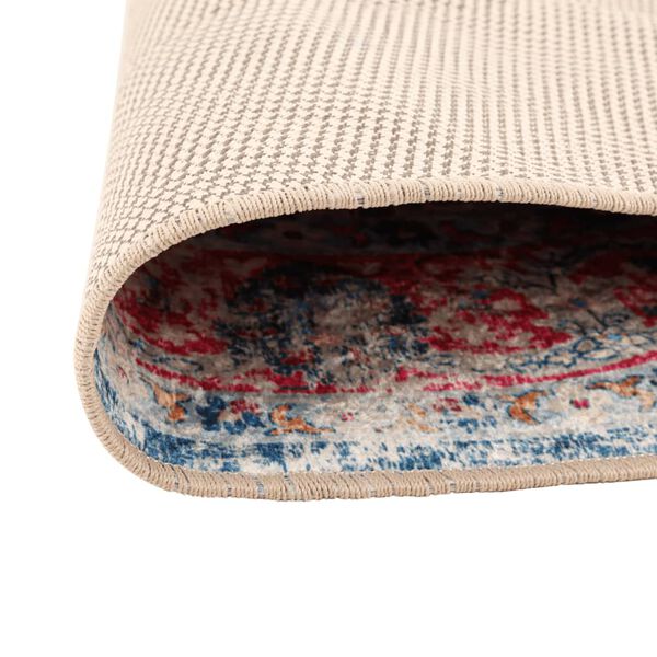 vidaXL vaip, pestav, mitmev&auml;rviline, &Oslash;120 cm