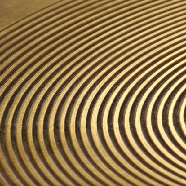 vidaXL laudade komplekt, 2 tk, messingi kattega MDF