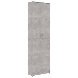 vidaXL esiku garderoob betoonhall 55x25x189 cm tehispuit