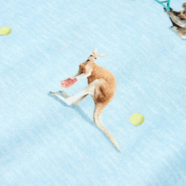 Laste T-särk, helesinine melange, 116