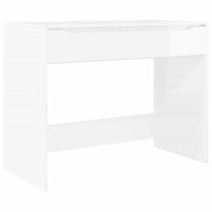 vidaXL Laud sahtliga K&otilde;rgl&auml;ikega Valge 100 x 50 x 78 cm T&ouml;&ouml;deldud puit