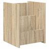 vidaXL Ajakirja riiul riiuliga Sonoma tamm 35 x 35 x 45 cm Tehispuit