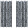 vidaXL Satiinist kardinad 2 pcs Hõbehall 225 x 140 cm Samet