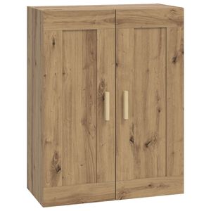 vidaXL Seinekapp Seinale kinnitav Artisan tamm 69,5 x 34 x 90 cm
