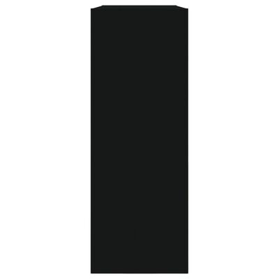 vidaXL jalatsikapp, must, 80 x 21 x 57 cm, tehispuit