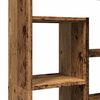 vidaXL raamaturiiul, vana puidu, 72x20x120,5 cm, tehispuit