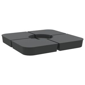 vidaXL 4-osaline p&auml;ikesevarju aluse komplekt Cross Stand