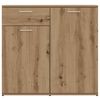 vidaXL puhvetkapp Artisan Oak 80x36x75 cm Engineered Wood