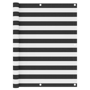 vidaXL r&otilde;dusirm, antratsiithall ja valge, 120 x 500 cm, oxford-kangas