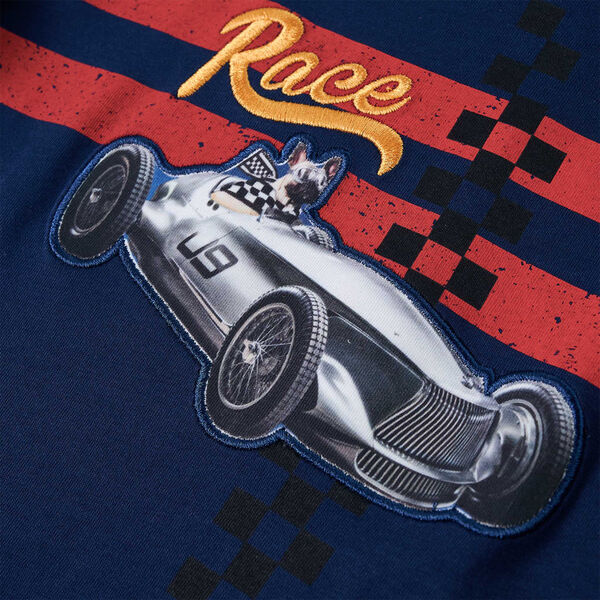 Pikkade varrukatega lastes&auml;rk, tumesinine, 104