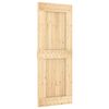 vidaXL Libisev uks NARVIK Naturaalne ja must 80 x 210 cm (213,5 cm)