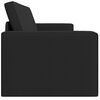 vidaXL Diivanvoodi 200cm Must kangas