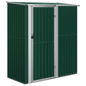 vidaXL aiakuur, roheline, 180,5 x 97 x 209,5 cm, tsingitud teras
