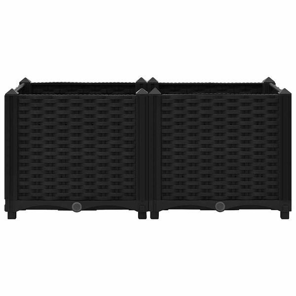 vidaXL kõrgpeenar 80 x 40 x 38 cm polüpropüleenist