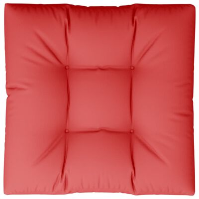 vidaXL euroaluse istmepadi, punane, 80x80x12 cm, kangas