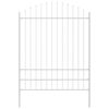 vidaXL Aiandus aiapaneel 5 pcs Valge 170 x 225 cm Pulberv&auml;rvitud teras