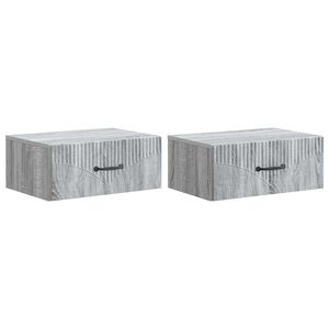 vidaXL Seinale kinnitatav &ouml;&ouml;tis 2 pcs Hall Sonoma 49 x 34,5 x 20 cm