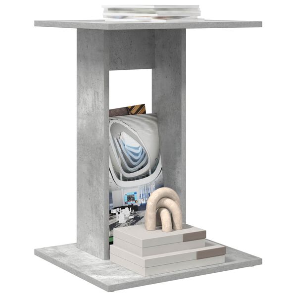 vidaXL K&uuml;lglaud Betoonhall 45 x 40 x 62,5 cm Tehispuit