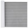 vidaXL Paadi matt Triibuline Helehall ja valge 240 x 90 cm EVA