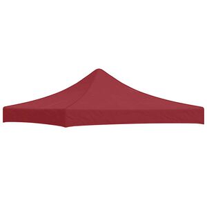 vidaXL peotelgi katus 3 x 3 m, tumepunane, 270 g/m&sup2;