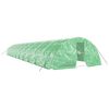 vidaXL kasvuhoone terasraamiga, roheline, 100 m&sup2;, 20x5x2,3 m