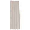 vidaXL Voile Kardin 2 pcs Liivakarva 245 x 140 cm Pol&uuml;ester