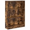 vidaXL raamaturiiul, suitsutatud tamm, 80x24x109 cm, tehispuit