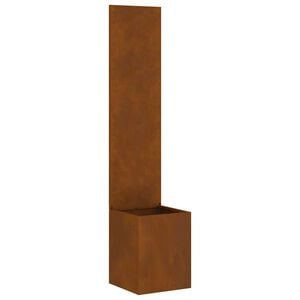 vidaXL Aia privaatsuse kate Rooste 32 x 150 cm Kulunud teras