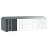 vidaXL Lindude puur Antratsiit 860 x 310 x 247 cm Tsinkteras