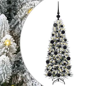 vidaXL Tehisj&otilde;ulupuu Valge 120 cm PVC ja plastik ja teras ja PE