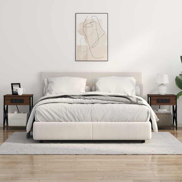 vidaXL &Ouml;&ouml;lambi kapp Pruun tamme 41 x 31 x 51 cm Tehispuit