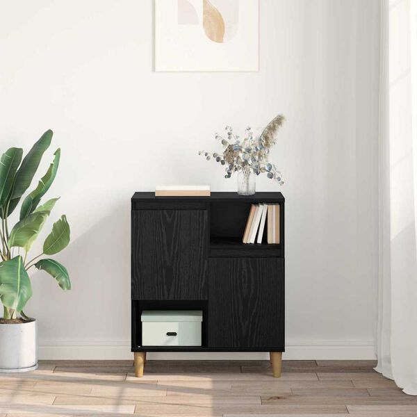 vidaXL K&otilde;ide Must tamm 35 x 60 x 70 cm Tehispuit