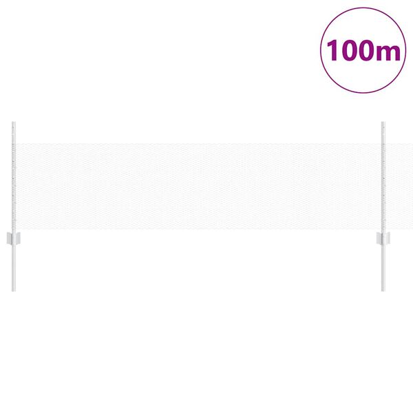 vidaXL Aed koos postiga H&otilde;bedane 0,5 x 100 m Teras