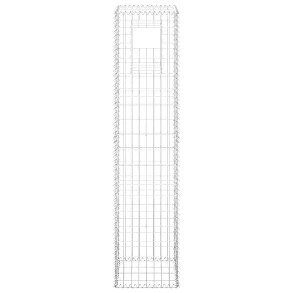 vidaXL gabioonkorvid 2 tk, 40 x 40 x 180 cm, raud