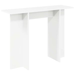 vidaXL Konsoollaud Valge 100 x 30 x 75 cm Tehispuit