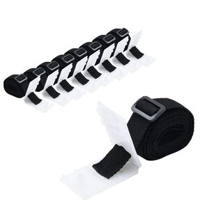 vidaXL universaalsed basseinikatte kinnitused 8 tk, 1,8 m