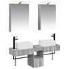 vidaXL Vannitoa kapikomplekt 5 pcs Hall Sonoma 50 x 14,5 x 70 cm